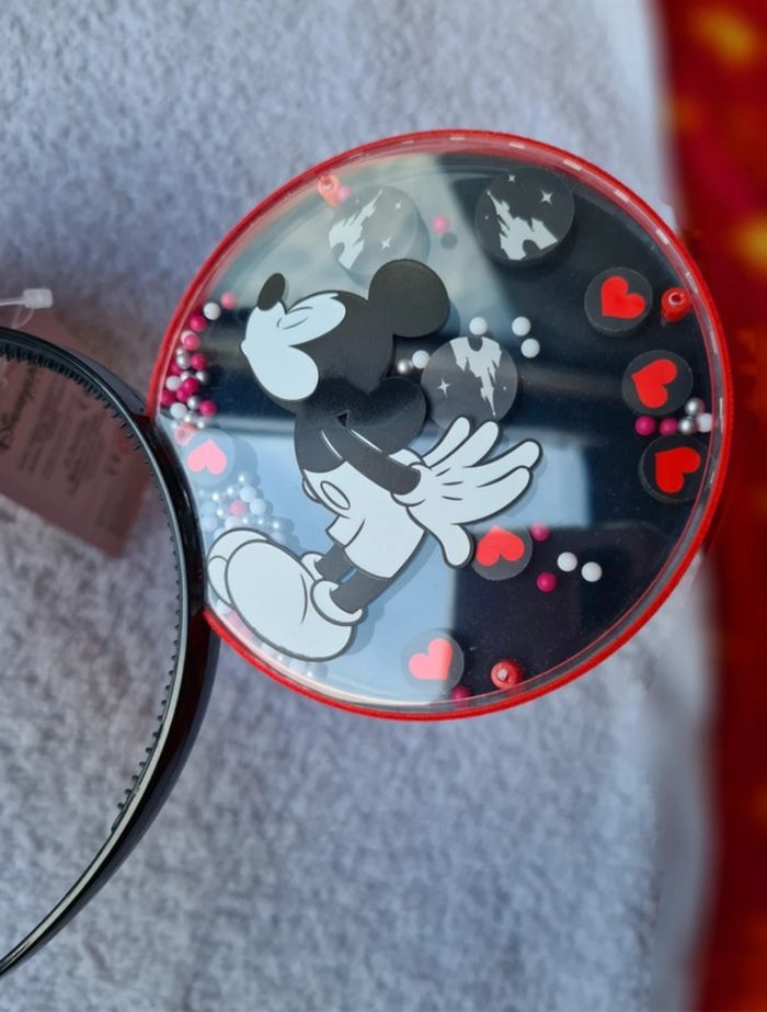 Serre-tête oreilles de Minnie et Mickey in love neuf - photo numéro 7