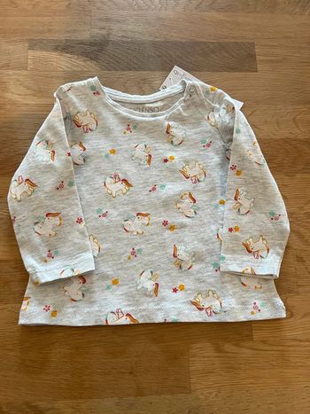 tee shirt manche longue licorne