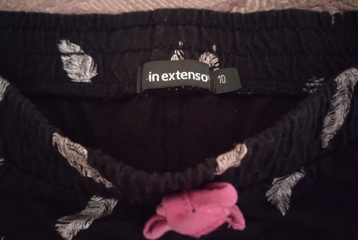 Short pyjamas plumes 100% coton en très bon état - photo numéro 3