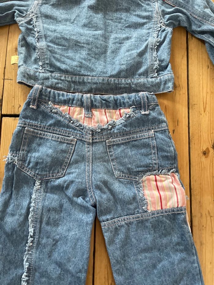 Ensemble pantalon, veste en jean Winnie, l’ourson - photo numéro 7
