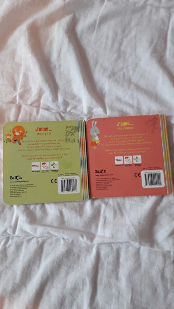 Lot de 2 livres cartonnés avec des volets 12 pages - photo numéro 3