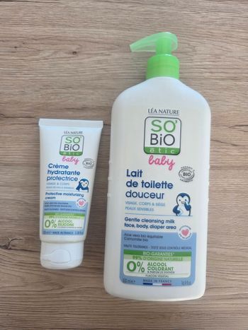 Lot produits so bio etic baby