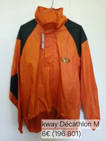 196801 K-way homme M decathlon