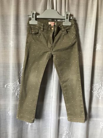 Jeans kaki pois blancs 3 ans DPAM