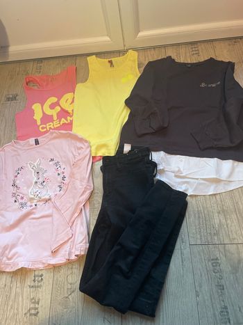 Lot vêtements fille 10 ans