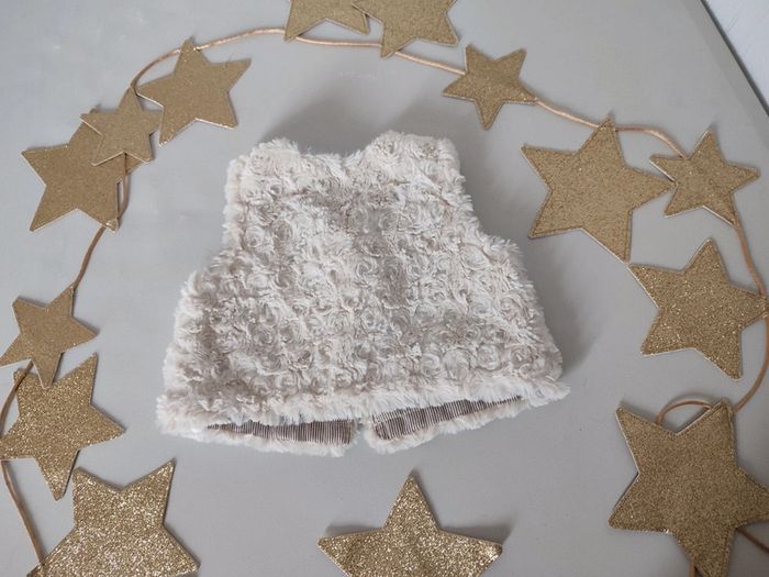 Gilet sans manches crème 6 mois IKKS - photo numéro 4
