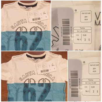 2 t shirt neuf avec étiquette 🏷 3 ans 