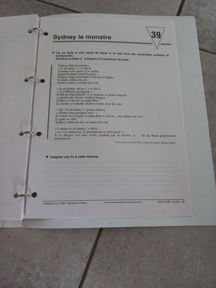 Classeur clé en main Lecture ce1 Mieux lire au cycle 2 - photo numéro 5