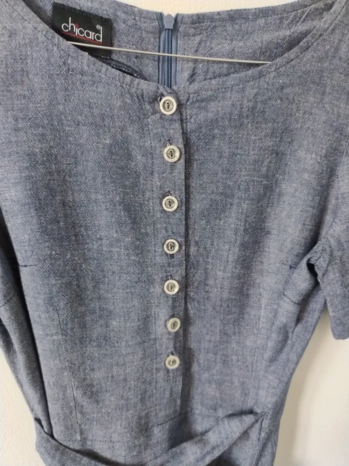 Magnifique robe en jean doux - photo numéro 3