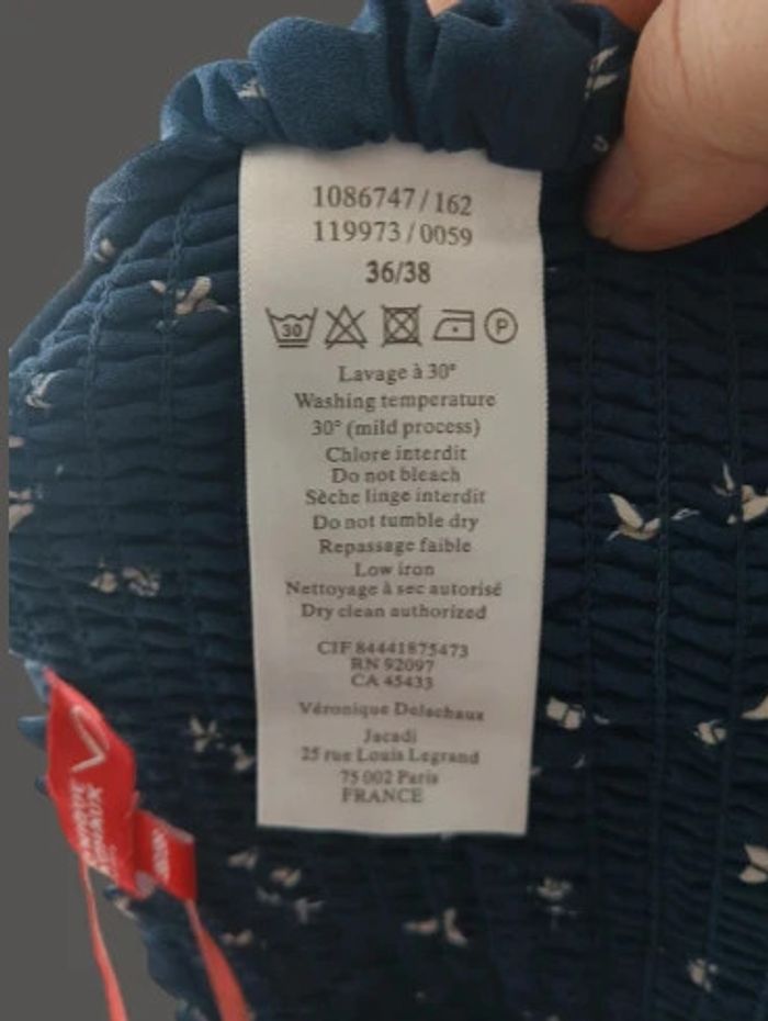 Top court dos nu imprimé oiseaux 39€ - photo numéro 5