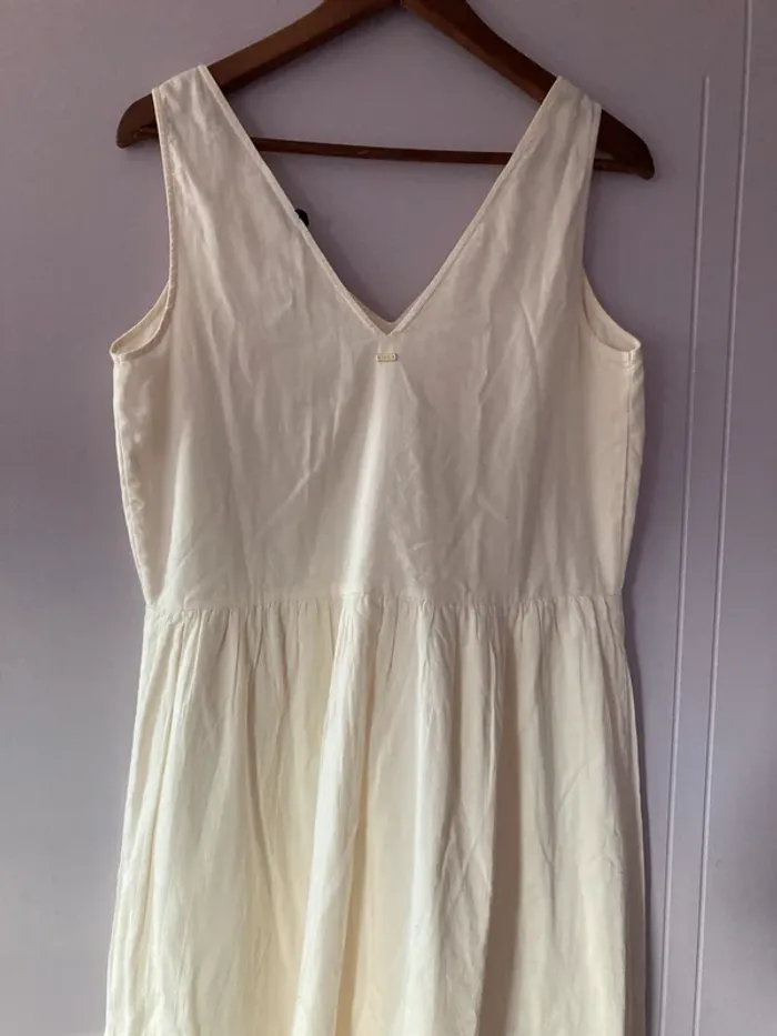 Superbe robe longue beige Gaudi bohème chic - photo numéro 10