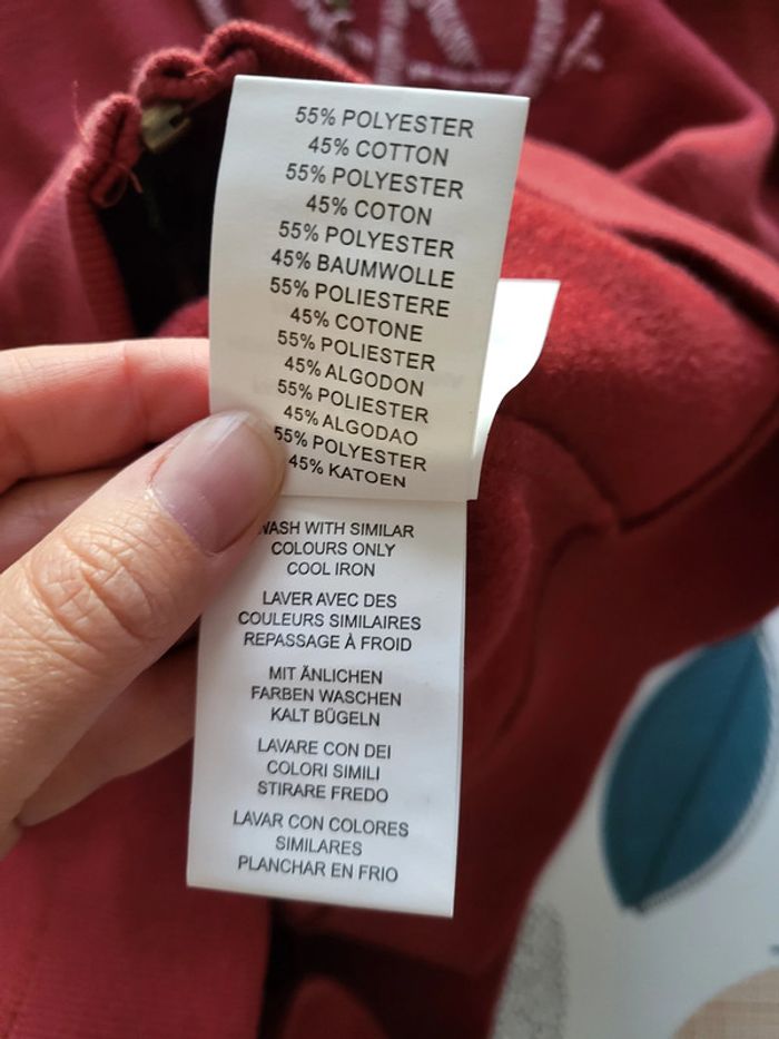Veste rouge bordeaux Kaporal L - photo numéro 9