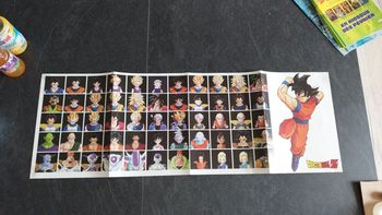 Poster frise Fresque 80 cm Dragon Ball Z GT Characters Goku Vegeta manga vintage