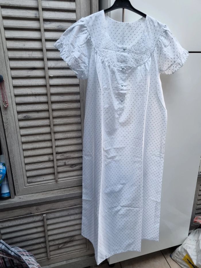 Robe de nuit courte manche home collection classic taille L
