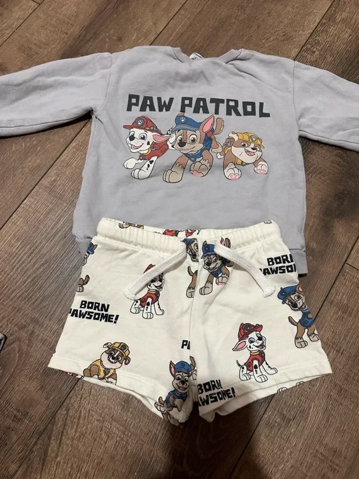 Ensemble pat patrouille paw patroll 18 mois - photo numéro 2