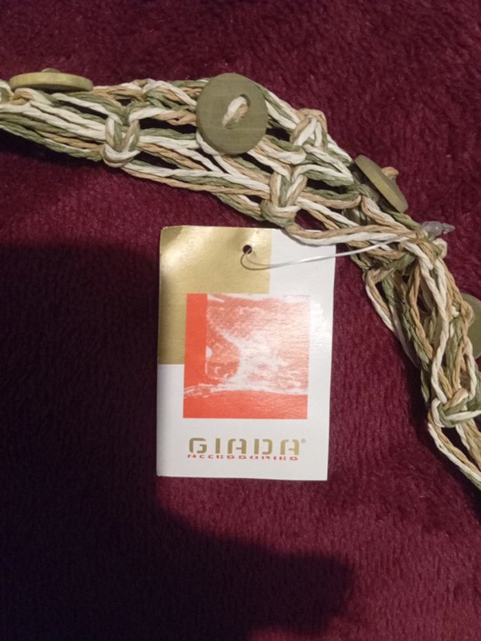 Deux beaux sacs Neufs originaux avec boutons et franges Giada - photo numéro 6