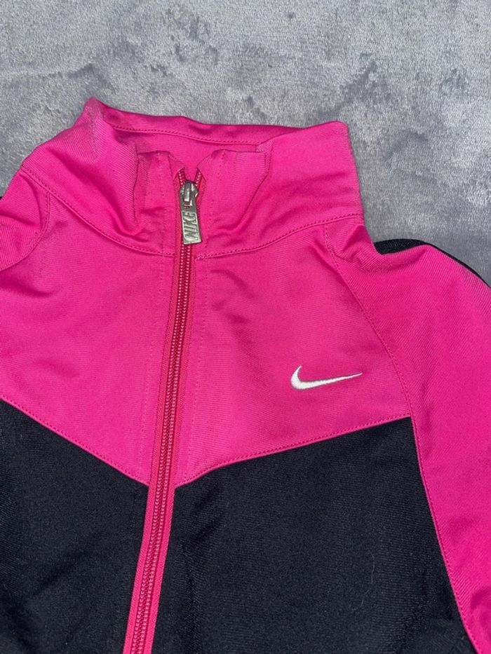 Gilet Nike noir rose enfant fille 12-13 ans - photo numéro 3