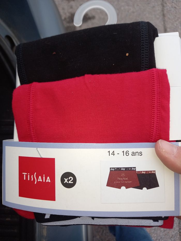 Caleçon de Noël rigolo 14 16 ans