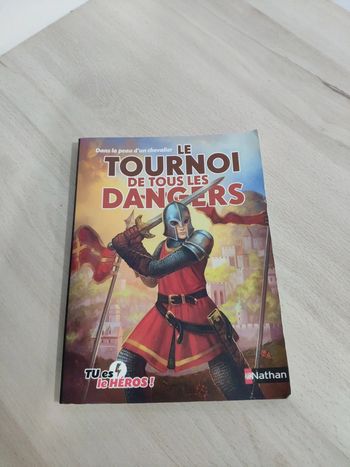 Livre jeunesse dans la peau d'un chevalier tournoi de tous les dangers tu es le héros