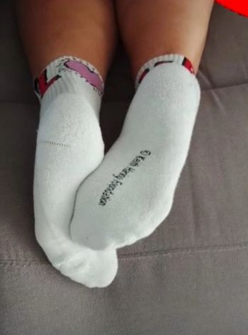 Chaussettes blanches “LOVE” – taille 35-38 - bon état
