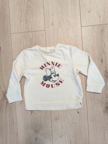 Sweat / pull beige fille Disnet Minnie Mouse 24 mois