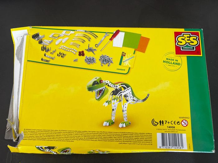 SES Creative 14958 - Dinosaure métallique à construire - photo numéro 2