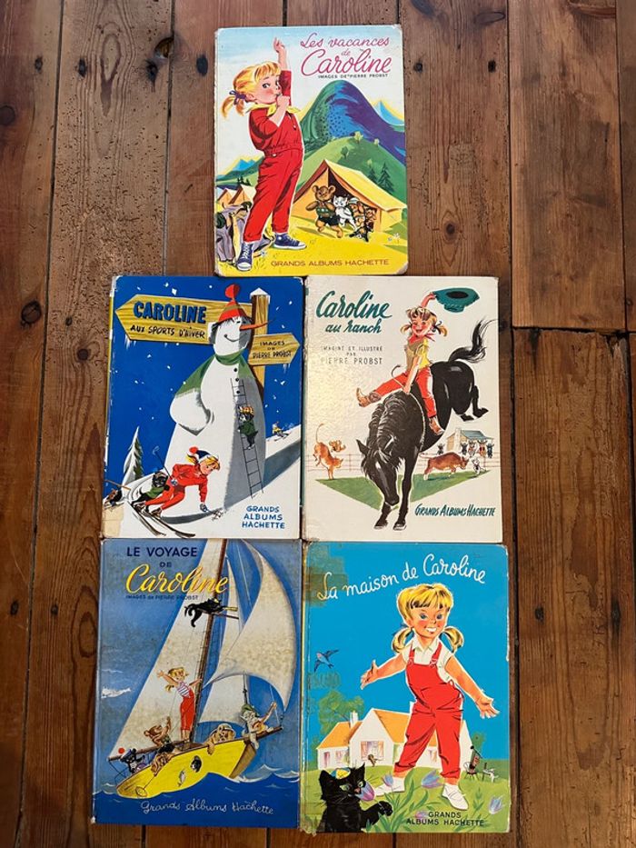 État satisfaisant - Lot de 5 Grands albums Hachette livres bd Caroline Pierre Probst