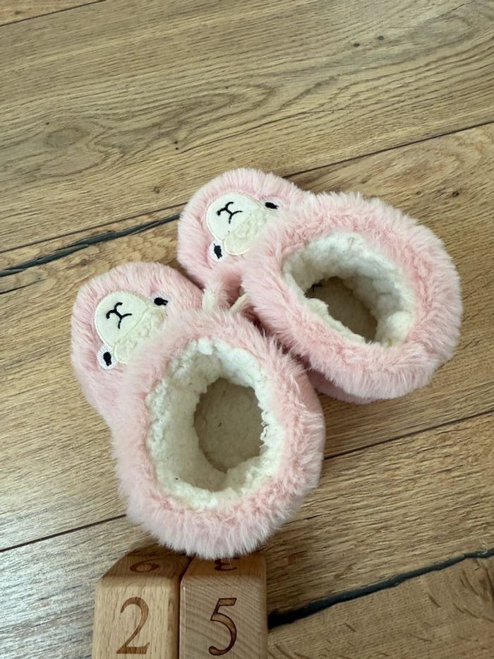 Chaussons boots Lama pointure 24/25 fille - photo numéro 3