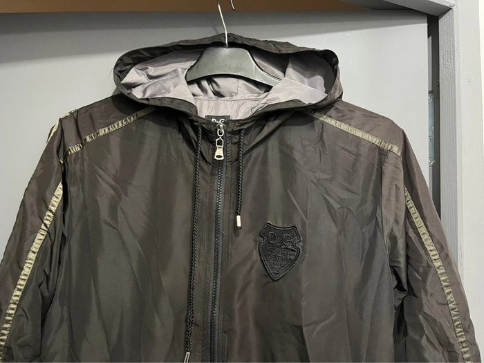 Veste coupe vent imperméable homme Dolce & Gabbana M 38 noir capuche - photo numéro 2