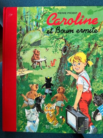 Caroline et Boum ermite ours livre bd album reliure rouge édition limitée ermitage