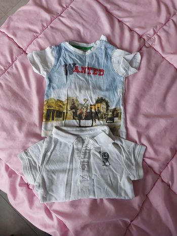 Lot 1 tee-shirt et 1 polo