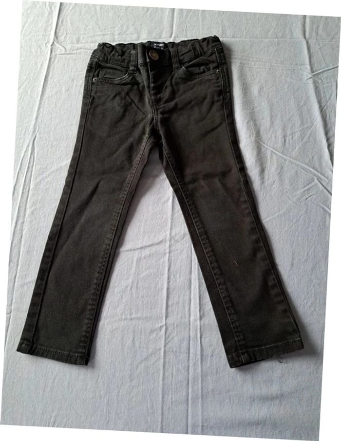 Jean skinny fit noir kiabi ceinture élastique 3 ans - photo numéro 2