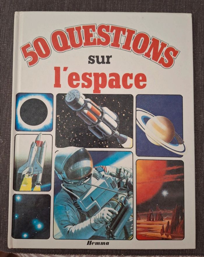 Livre enfants 50 questions sur l'espace