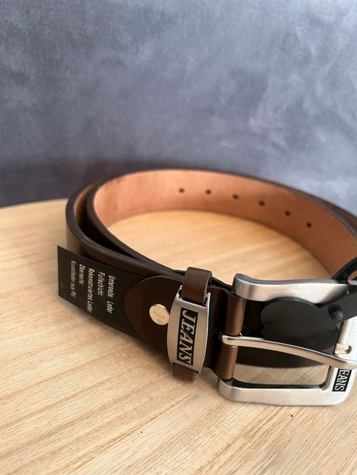 Ceinture véritable cuir 95cm neuve avec étiquette - photo numéro 2