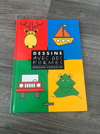 Livre activité créatif Dessine avec des formes