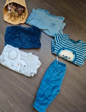 Lot de 4 pyjamas 6 mois garçon