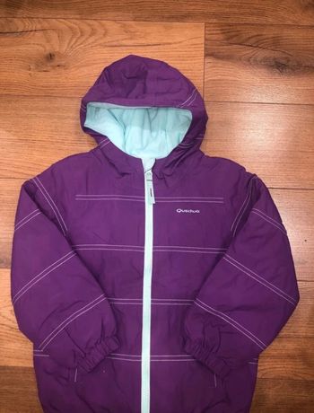 manteau quechua violette 🌺 taille 4 ans