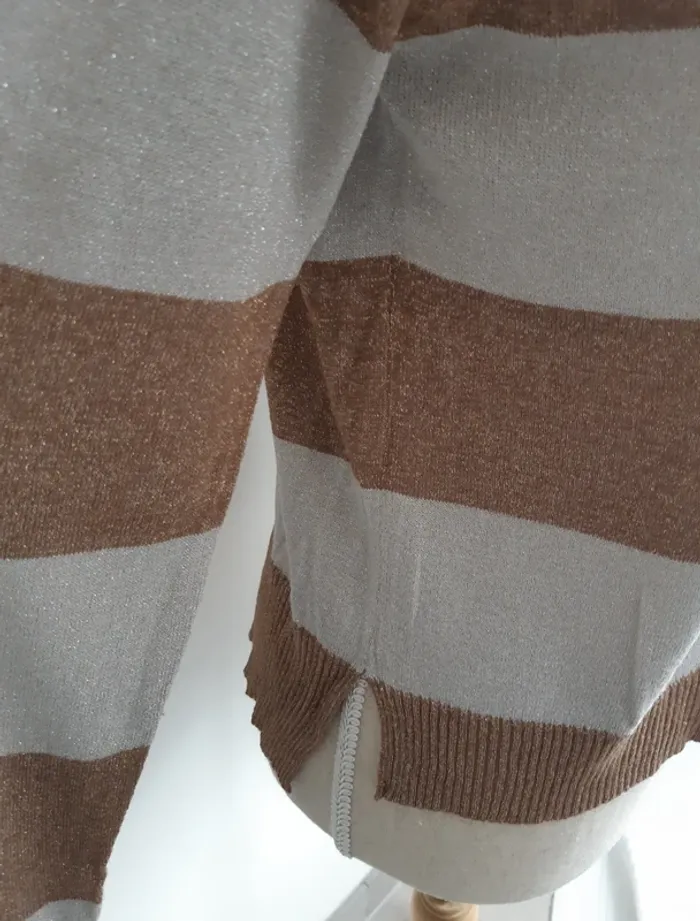 Pull fin rayé 3 Suisses T38/40 - photo numéro 4