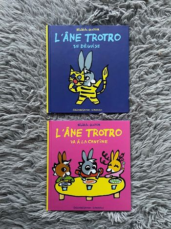 Lot de 2 livres l'âne Trotro