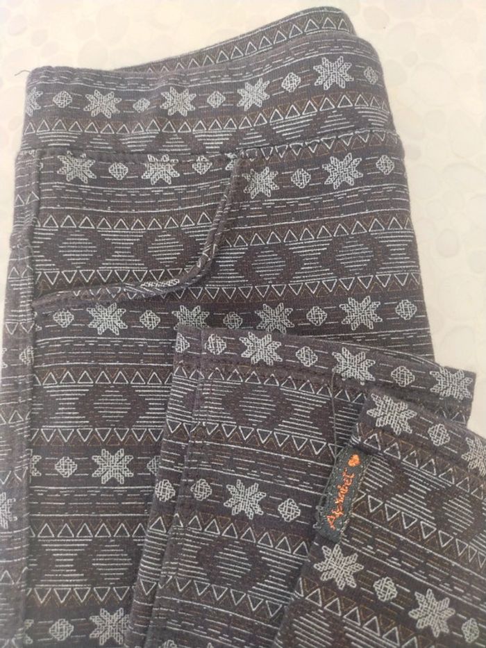 Legging fille neuf 8 ans alphabet gris - photo numéro 13