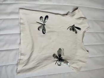 Tee shirt motif libellules