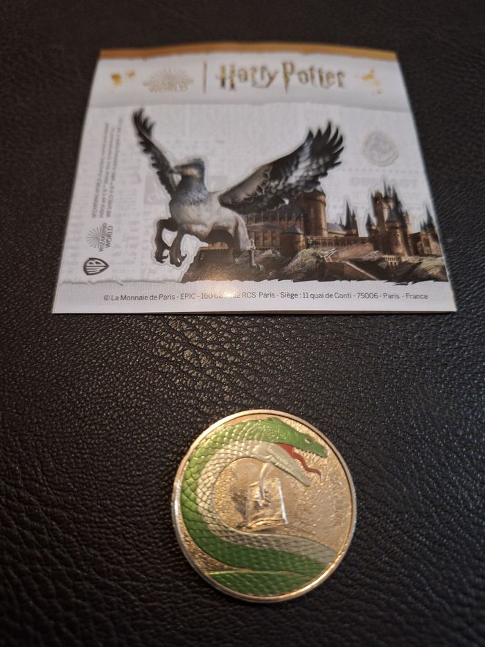 Médaille Basilic harry potter