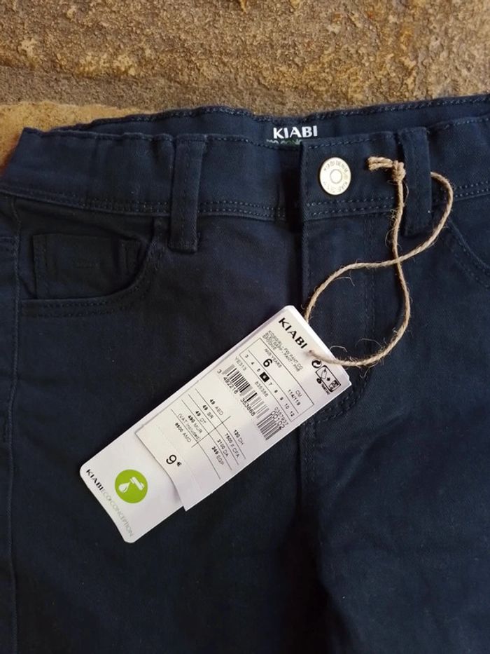 Jeans bleu marine 6 ans - photo numéro 2