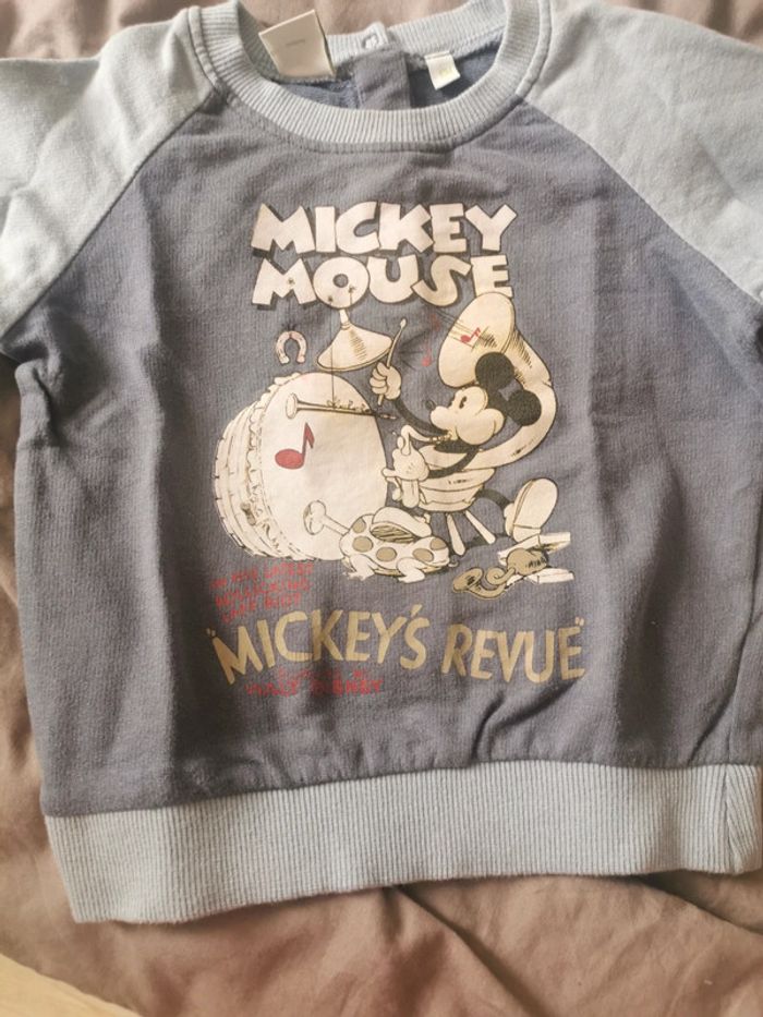 Pull léger Mickey 18 mois - photo numéro 3
