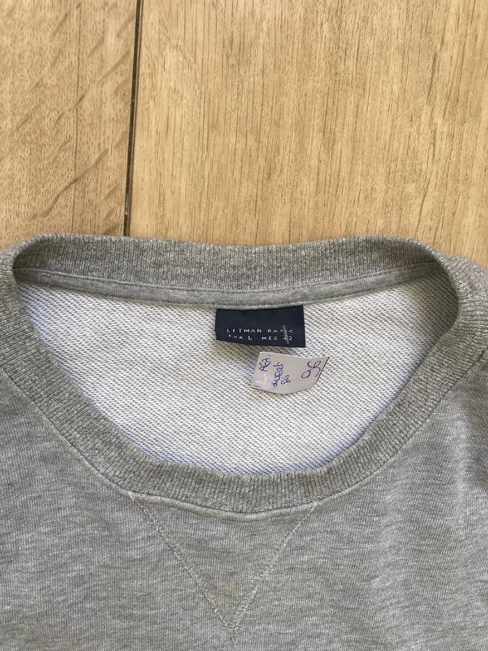 Sweat-shirt gris basic L - photo numéro 2
