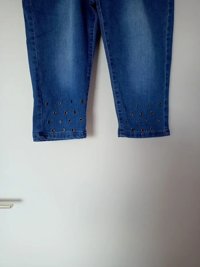 Pantacourt jean femme 42 - photo numéro 3