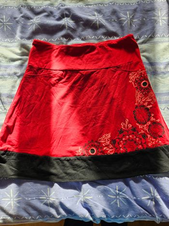 Jupe  rouge sans marque