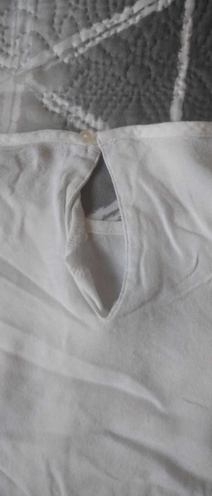 Haut blanc avec dentelle fille 12 ans kiabi - photo numéro 9