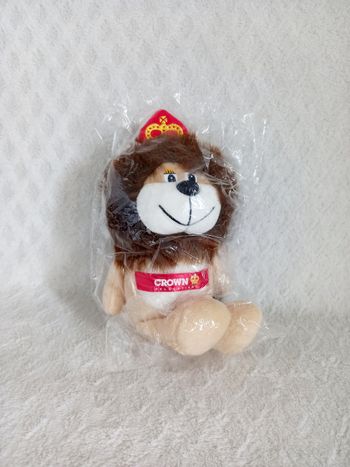 Peluche lion crown
