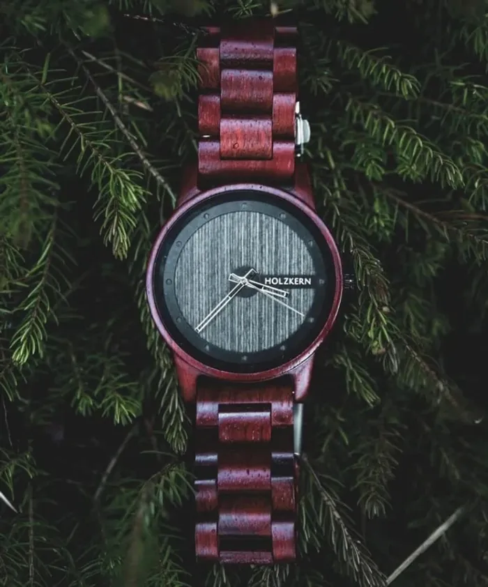 Montre Holzkern en bois – montre homme - photo numéro 11